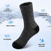 SIMIYA 5 Pairs Merino Wool Socks for Men, Super Thick