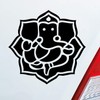 Hellweg Druckerei Buddhism Elephant Ganesha Buddha Asia Car Sticker Rear