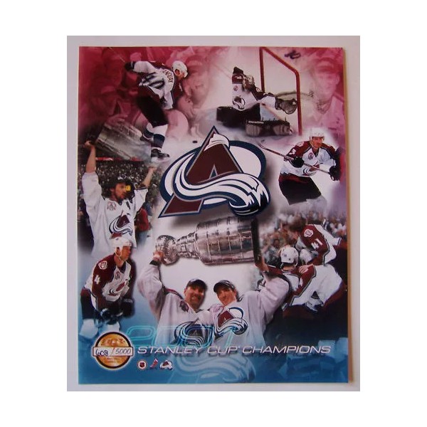 COLORADO AVALANCHE 01 SERIAL# SC 8X10