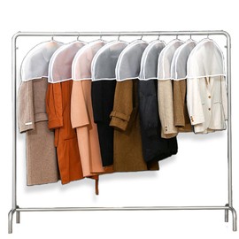 Garment Bags Set, 14 Pieces Garment Covers Transparent Dust Protection, High-Quality Garment Bags, White Shoulder Cover, Shoulder Protective Covers, Blazers, Shirts, Shoulder Pads Protective Covers