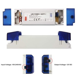Makergroup 12V 36W Low Voltage LED Power Supply Driver Transformer for LED Strip Lights Cabinet Lights G4, MR11, MR16 Light Bulbs and More[NOT dimmable] 1-Pack