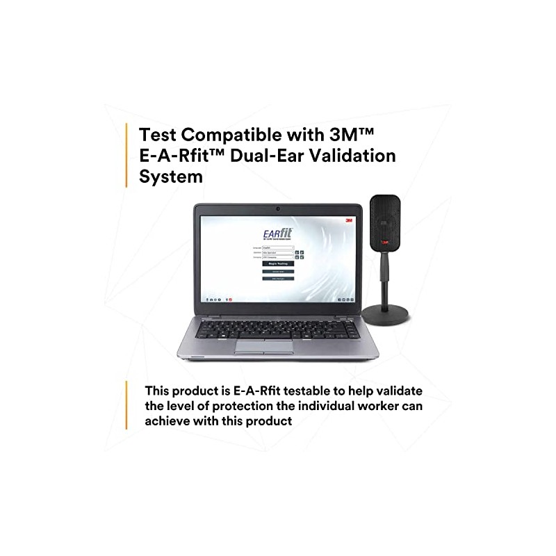 3M 3M Tri-Flange Earplugs P3000, Corded, 100 Pairs