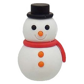 Iwako Red Scarf Winter Snowman Japanese Eraser from Japan