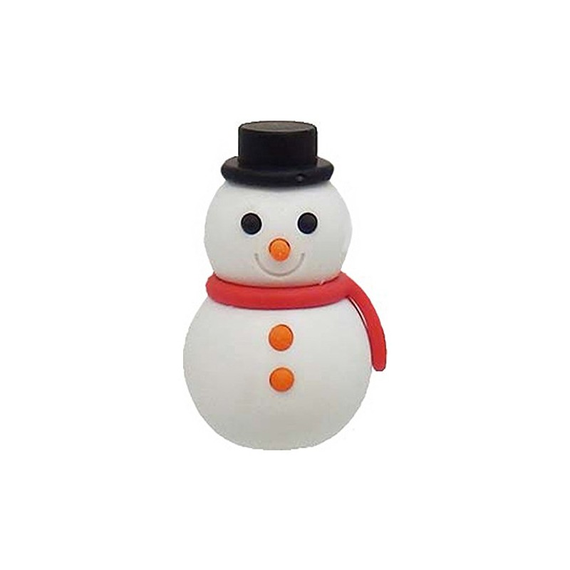 Iwako Red Scarf Winter Snowman Japanese Eraser from Japan
