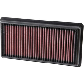 K&N Filtro de aire del motor: alto rendimiento, lavable, filtro de repuesto: compatible 2012-2019 CITROEN/PEUGEOT/OPEL/VAUXHALL (C-Elysee, C3, C1 II, C4 Cactus, DS3, 108, 208, 308, 2008, Crossland), 33-3006