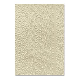 Sizzix 3D Embossing Folder-Lace by Eileen Hull, Grey 6
