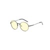 Gunnar Optiks Amber Lens Round Blue Light Blocking, Black, Adult
