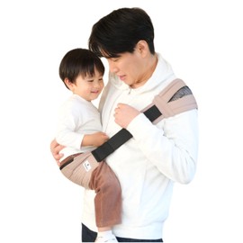Ponbaby Baby Sling (Can Be Used Left and Right) Baby Sling with a Compact Design that Reduces Shoulder Strain, Can Be Used for a Long Time, For 7 - 48 Months, No Buckles