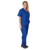 Women's Scrub Set - Medical Scrub Top and Pant, Dark