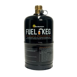 Mr. Heater Fuel Keg. - 1 lb. / 16 oz. Empty Refillable Propane Tank – DOT Certified