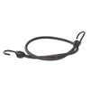 10 Expander Ropes with 2 Spiral Hooks 600 mm Black 8 mm