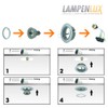 LED recessed downlight Spot Sandi round white tilting and turning
