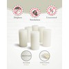 Mottled Pillar Candles by Bask - Set of 6-3" x