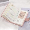 Diary with Lock, PU Leather Password Notebook A7 Writing Notebook