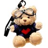 Amili 8 Types Bear Matching Keychains Fluffy Cute Teddy Bear