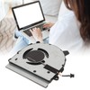 CPU Cooling Fan ABS Aluminum Alloy 4Pin Connector Easy Installation