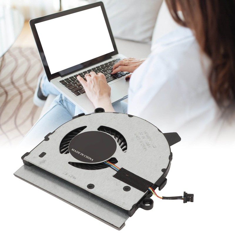 CPU Cooling Fan ABS Aluminum Alloy 4Pin Connector Easy Installation