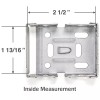 Graber 1 Pair - GRABER/BALI INSTALL BRACKET FOR 2" HORIZONTAL