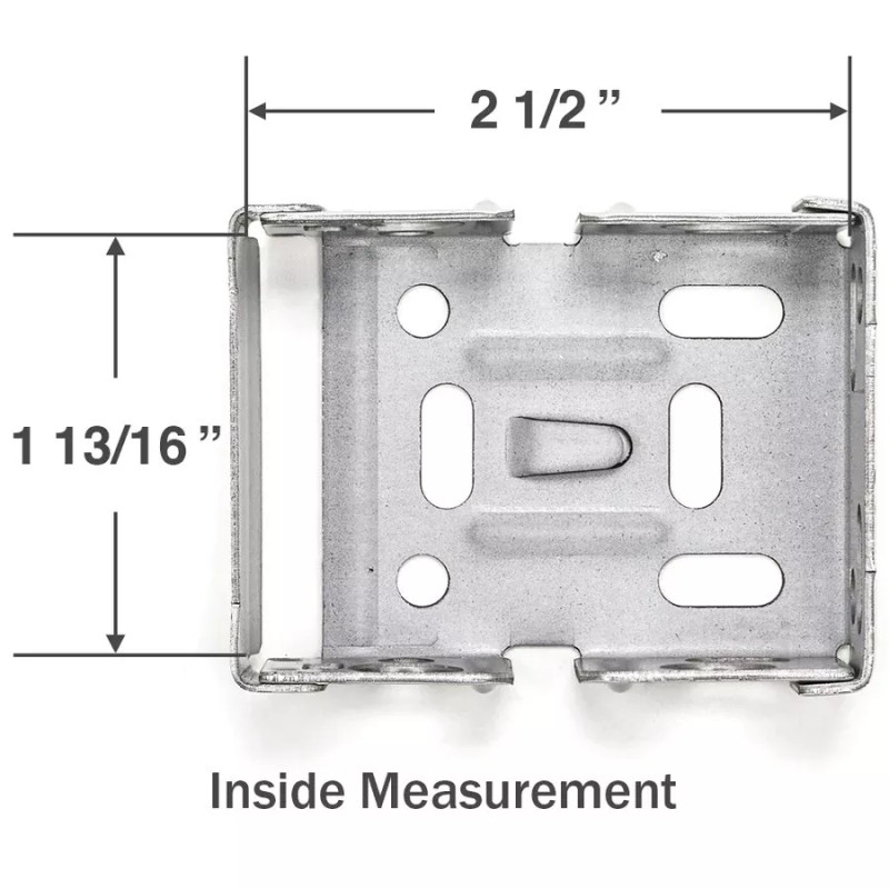 Graber 1 Pair - GRABER/BALI INSTALL BRACKET FOR 2" HORIZONTAL