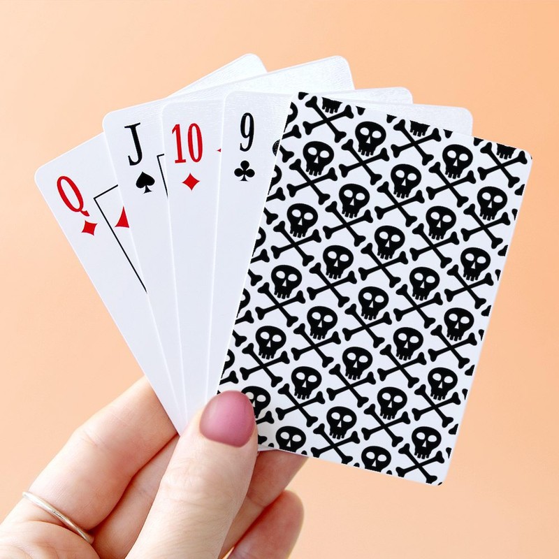 CafePress Funny Skull Standard Size Playing Cards