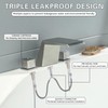 LIWEIKE Roman Tub Faucet, Brushed Nickel Bathtub Faucet Set with