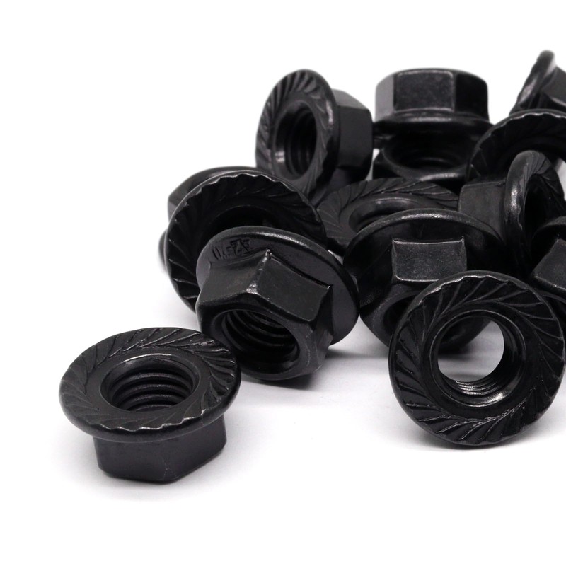 YuGtcen 30pcs M10 x 1.5mm Flange Nut Thread Hardware Nuts,