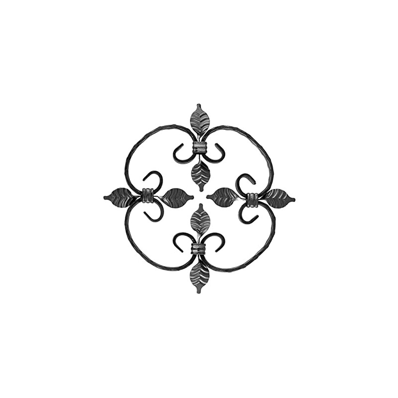 Gal Industrial Wrought Iron Ornament 23.5 x 23.5 cm Grid