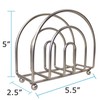 Blue Donuts Satin Nickel Arc Collection Napkin Holder – Napkin