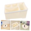 SAFIGLE Vanity Makeup Organizer Compartment Skincare Storage for Beauty Supplies