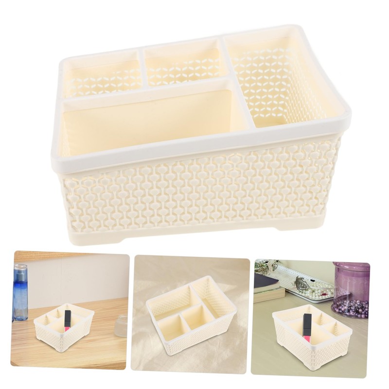 SAFIGLE Vanity Makeup Organizer Compartment Skincare Storage for Beauty Supplies