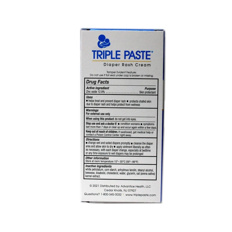 Triple Paste Diaper Rash Ointment - 2oz