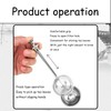 2 Pcs Flour Sifter, 304 Stainless Steel Tea Strainer Ball