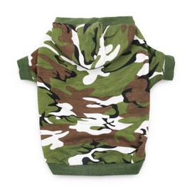 DroolingDog Dog Camo Hoodie for Large Dogs Boy Dog Clothes XXXL Hoodie for Dogs, XXXL, Green