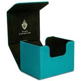 Card Guardian - Premium Trading Card Box for 100 Cards - Without PVC Card Holder for Playing Cards (Turquoise)