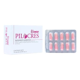 Pilocres Woman Suplemento Alimenticio 30 Capsulas Sin Sabor