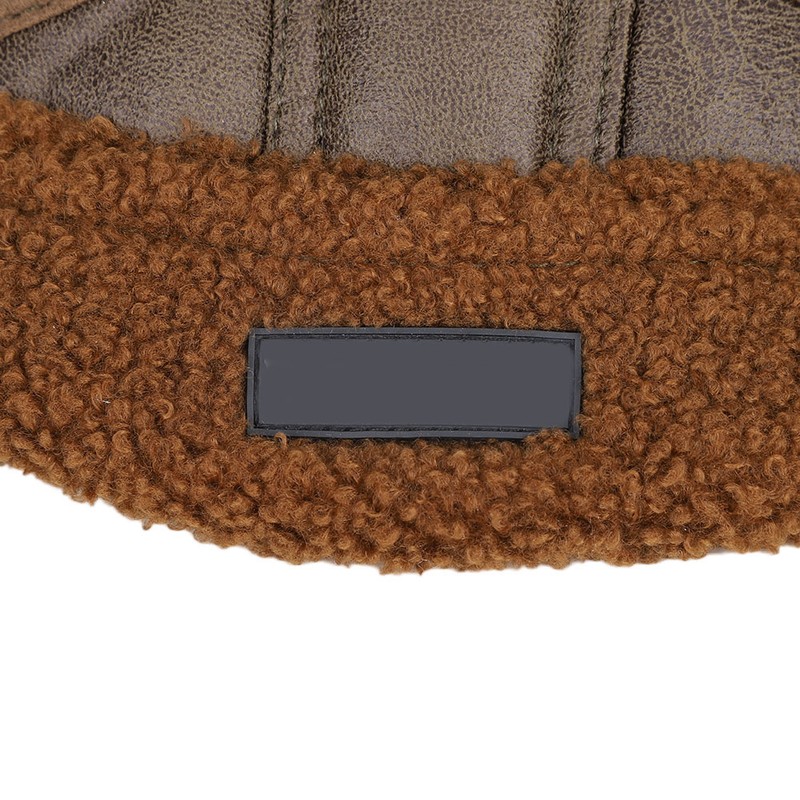 Pet Small and Mediumsized Dog Autumn and Winter Pilot Hat