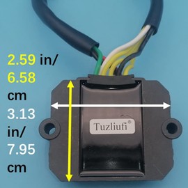 Tuzliufi Voltage Regulator Rectifier for Honda CB650 1979-1982 CB650C 1980 81 CB650SC Nighthawk 82 CBR1000F Hurricane 1987 1988 CBX750 84-86 31600-420-731 31600-426-000 31600-460-731 31600-MJ0-612 Z36