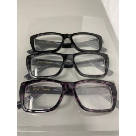 Betsey Johnson 3pr Betsey Johnson Reading Glasses Animal Print Black Gray Pink Frames +2.00