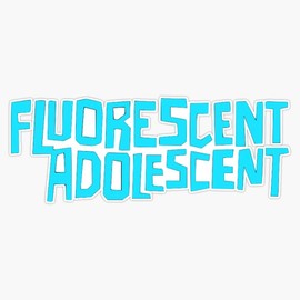 fluorescent adolescent arctic monkeys Sticker Vinyl Bumper Sticker 6 Mil Thick - Size 5"