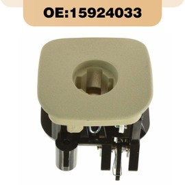 DACIRTY Glove Compartment Door Lock Handle, Plastic Stabilized Construction Armrest Box Clip, Replacement OEM #15924033 Part, Compatible with Chevy C6 Corvette 2005-2013 (Beige)