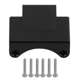 RC Rear Axle Truss CNC Machining Rustproof Aluminum Alloy Rear Axle Truss for 1/24 for Axial for SCX24 C10 Black