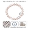 Philip Jones Freshwater Baroque Pearl Bracelet with Mum Heart Charm