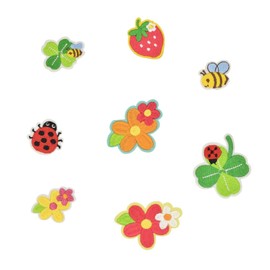 BRIIKPP Iron Patches, Embroidery, Stylish, Girls, Boys, Decoration, Set of 9