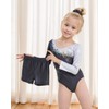 Gogokids Girls' Three Piece Long Sleeve Gymnastics Jersey Set -