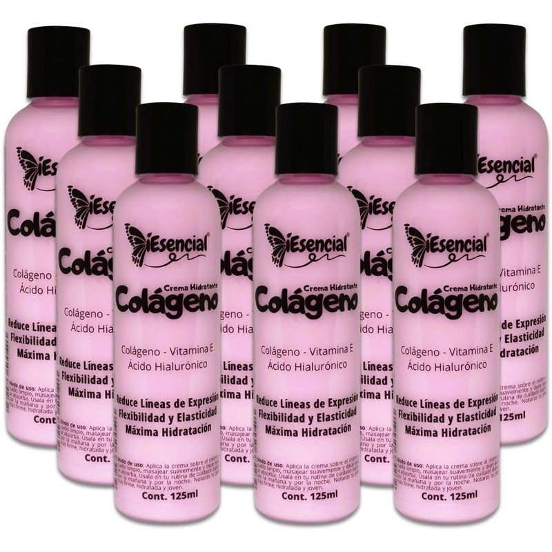 Crema Hidratante Natural de Colágeno con Acido Hialurónico 125ml
