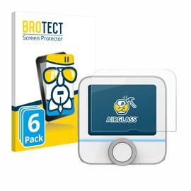 BROTECT Protective Glass for Bosch Smart Home 230 V (Room Thermostat II) (Pack of 6) Protective Film Tempered Glass [Extremely Scratch-Resistant 9H, Anti-Fingerprint