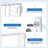 Dpofirs Universal Large Thermostat Lock Box for Wall, Clear Plastic