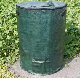 Large Compost Bin Bags,Garden Compost Bin Bags 80 Gallon(300L) Outdoor Foldable Compost Bin Bags for Garden Yard Garbage Cans (Green 2pcs)