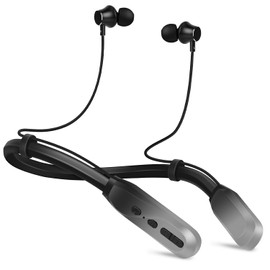 Auriculares Bluetooth con banda para el cuello, 200 horas extra larga, auriculares estéreo inalámbricos con micrófono, auriculares impermeables con armadura equilibrada para deportes y, Lecefty-i35plus