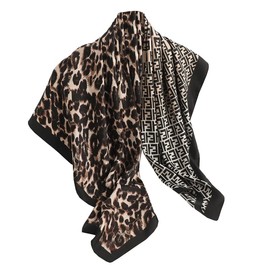 KOOYOL Women's Scarf Faux Silk Scarf Silk Scarf Silk Lightweight Silk Scarf Bandana Neckerchief Headscarf Elegant Scarf Scarf Gift for Women, E#